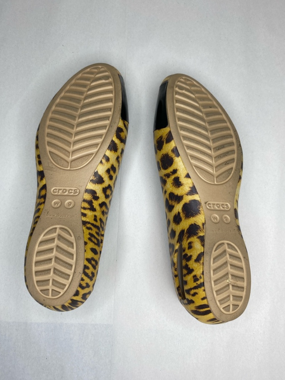 Crocs Sienna Ballet Flats Leopard Print Size 9 - Picture 7 of 8